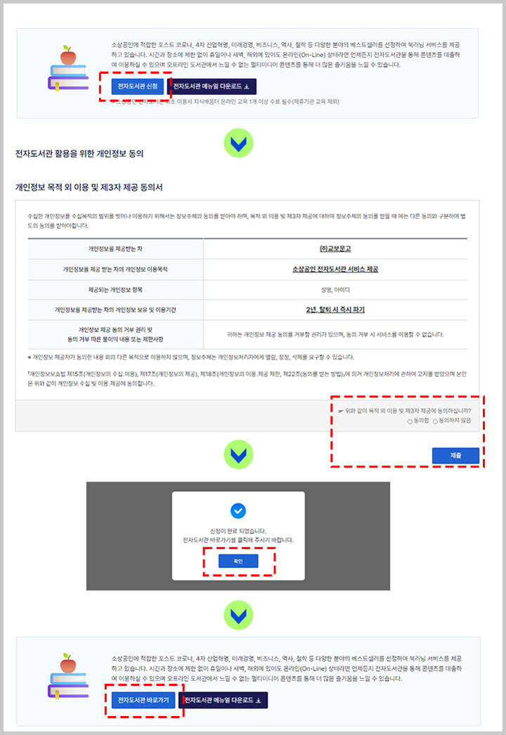 소상공인지식배움터_교보문고_전자책-신청-바로가기