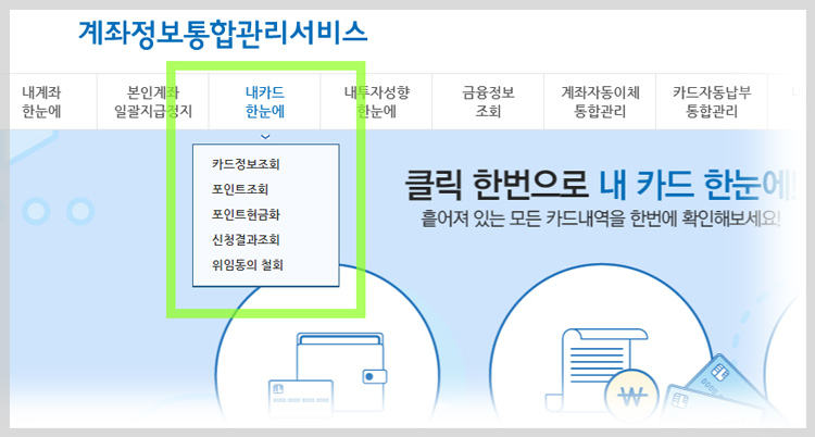 카드포인트_어카운트인포-내카드한눈에