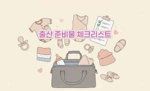 출산-준비물-가방-캐리어-체크리스트