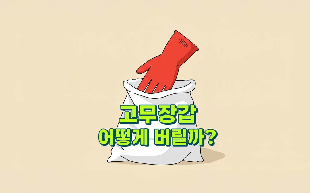 고무장갑-버리는-방법-종량제-봉투