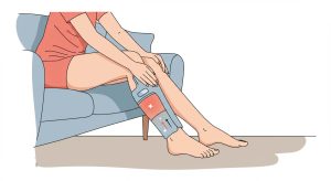 종아리-알-빼는-스트레칭과-마사지기