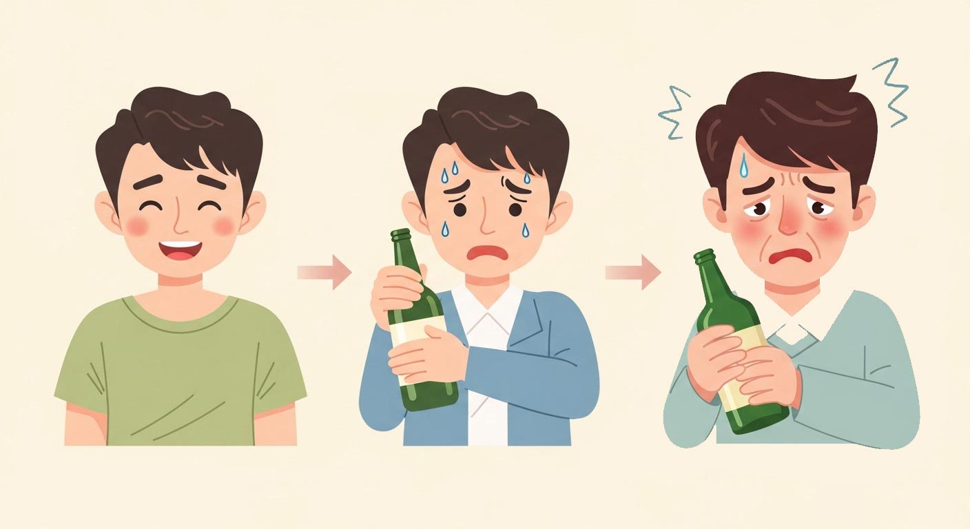 알콜중독-초기-중기-말기-단계별