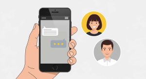 카카오톡-입력중-설정