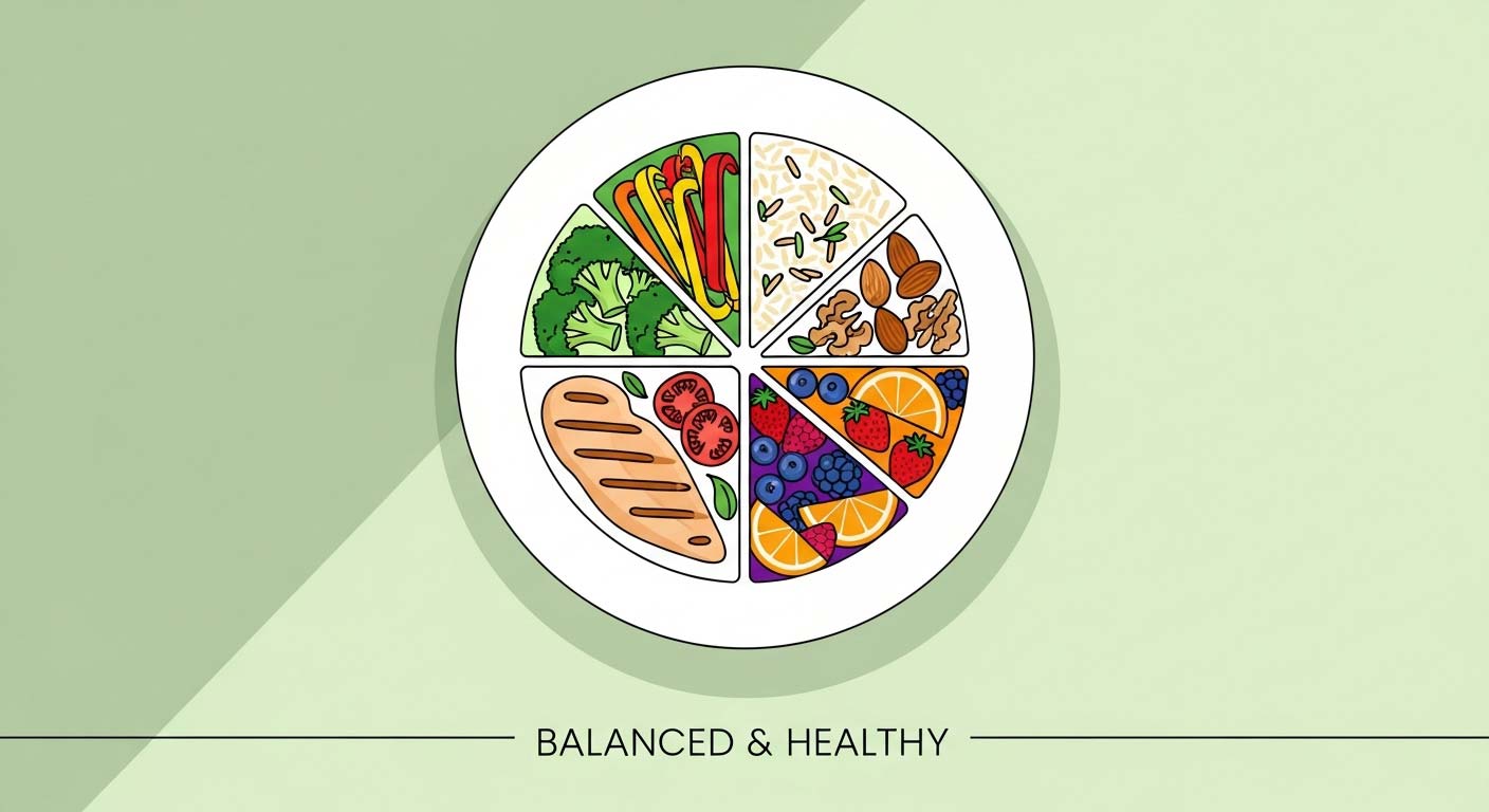 체중-감량-균형-잡힌-저칼로리-식사-구성