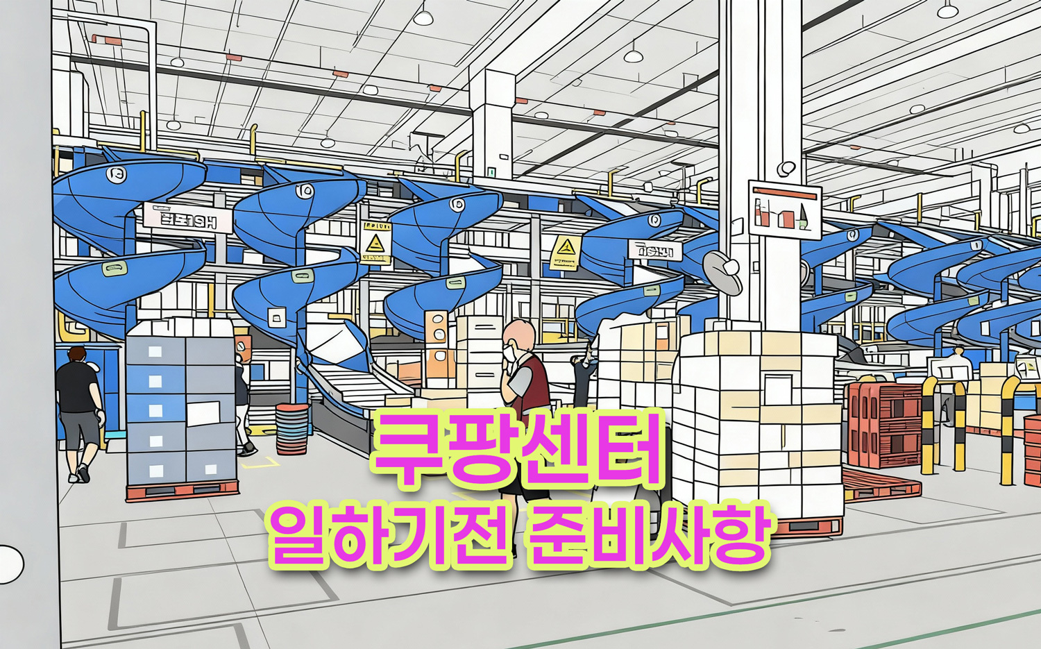 쿠팡센터-준비물-알바