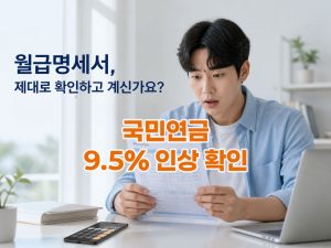 국민연금-인상-월급확인
