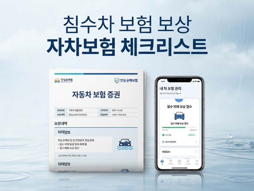 침수된-내-차-보험-처리될까