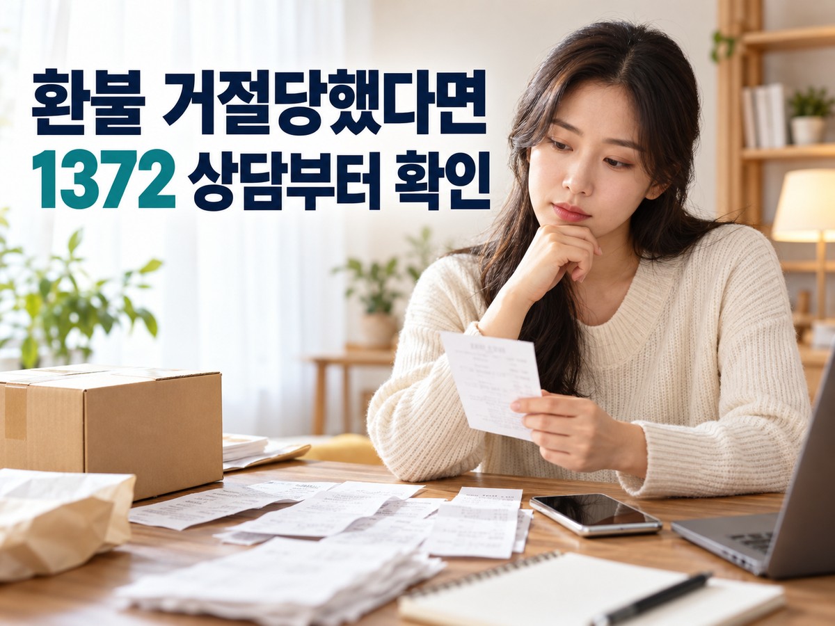 환불 거절당했다면 1372 상담부터 확인 안내