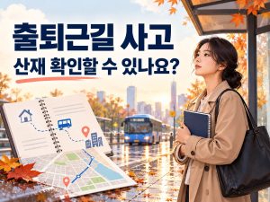 출퇴근길 사고의 산재 확인을 안내하는 썸네일