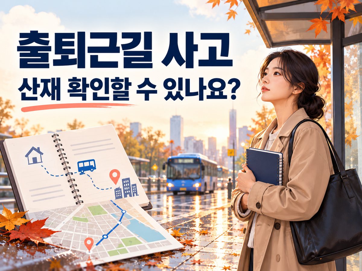 출퇴근길 사고의 산재 확인을 안내하는 썸네일
