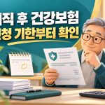 퇴직 후 건강보험 임의계속가입, 36개월보다 먼저 확인할 신청기한