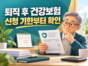 퇴직 후 건강보험 임의계속가입, 36개월보다 먼저 확인할 신청기한