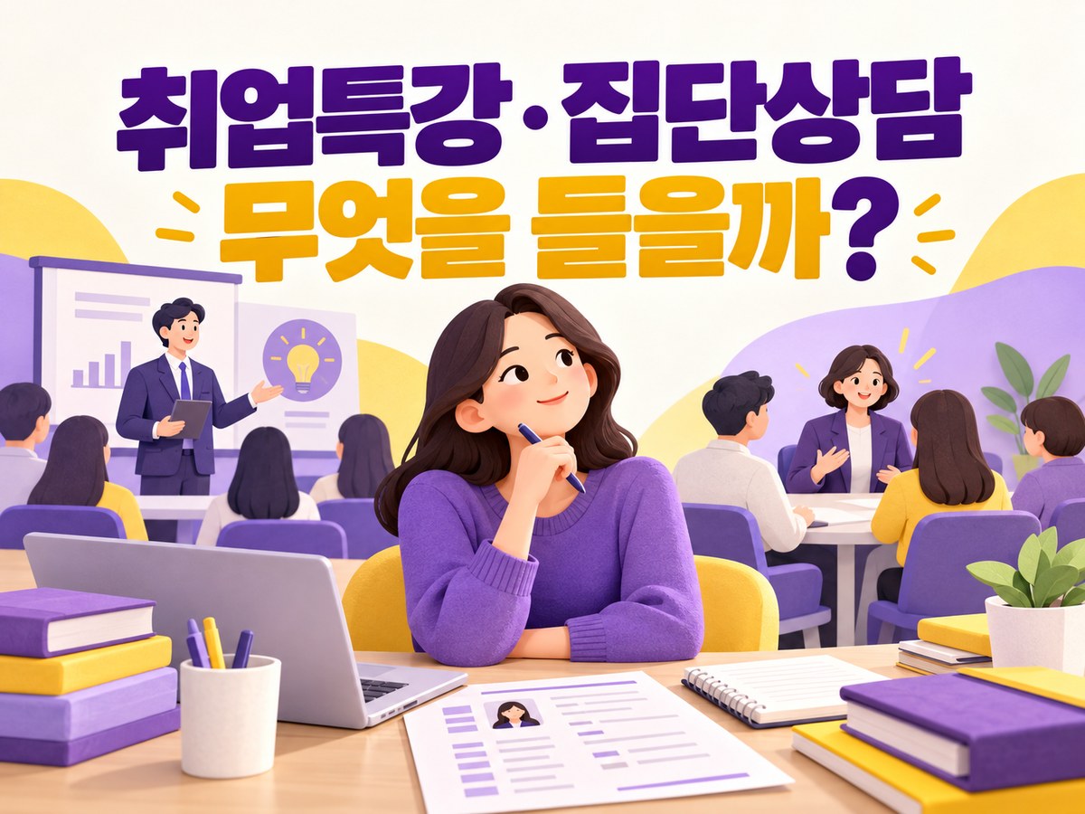 고용24 취업특강과 집단상담, 이력서·면접 준비에 어떤 과정이 맞을까?
