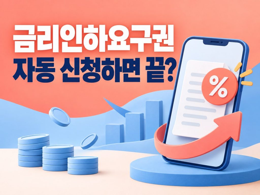 금리인하요구권 자동 신청하면 끝? 대상 대출·거절 사유·적용일 확인