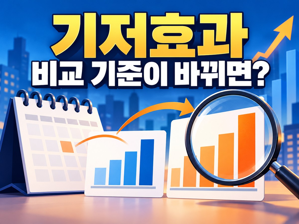 기저효과 비교 기준이 바뀌면?