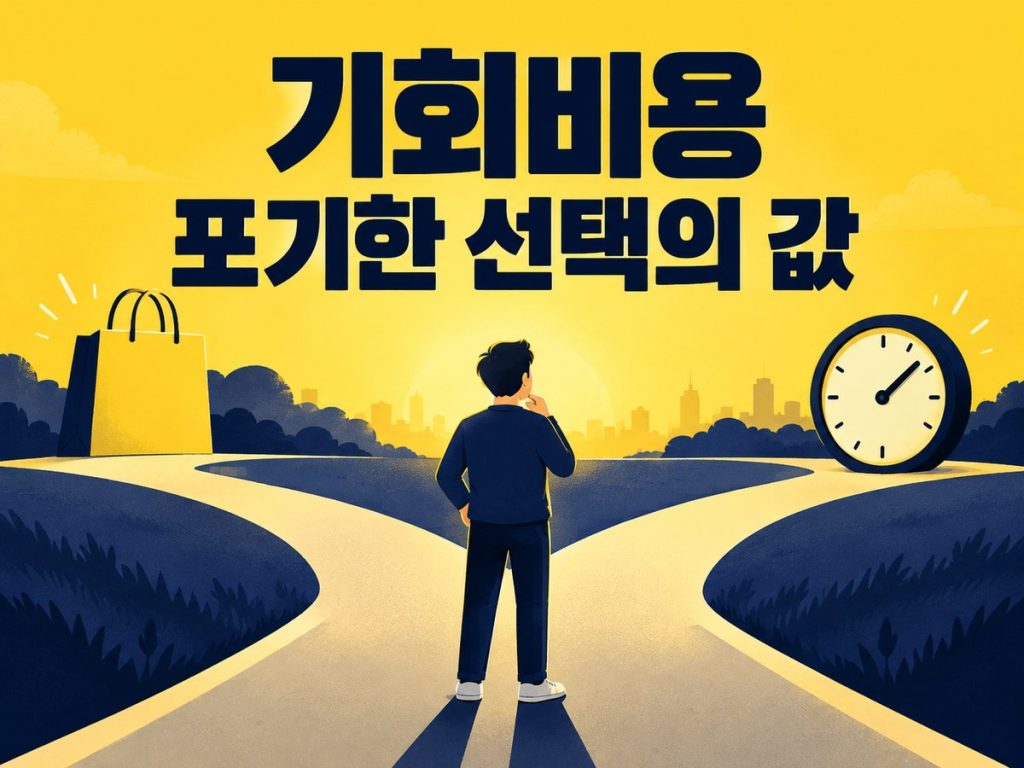 기회비용과 매몰비용 차이, 무료배송 때문에 더 사도 이득일까? 안내 썸네일