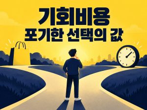 기회비용과 매몰비용 차이, 무료배송 때문에 더 사도 이득일까? 안내 썸네일