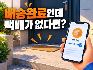배송완료인데 택배가 없다면? 문 앞 보관 동의와 분실 확인 순서 안내 썸네일