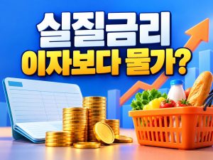 실질금리란? 예금 이자는 늘었는데 살 수 있는 물건이 줄어드는 이유 안내 썸네일