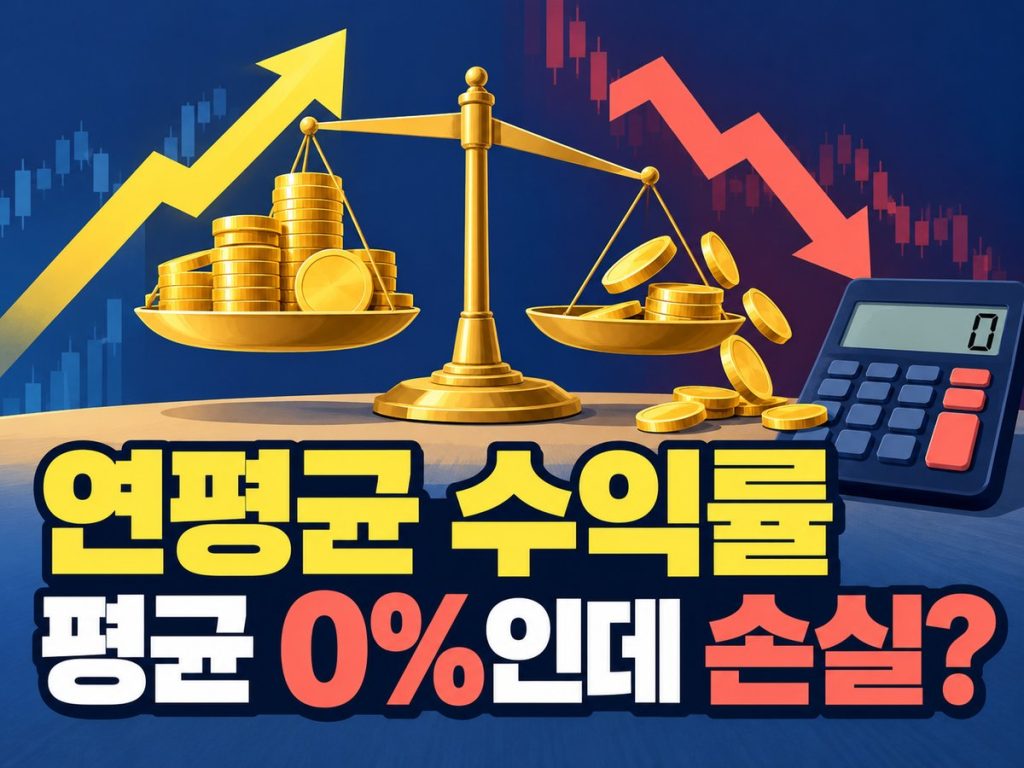 연평균 수익률 평균 0%인데 손실?