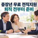 중장년내일센터 무료 전직지원, 40세 이상 신청 순서와 상담 준비